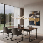 The Gabriel Curved LED Chandelier | Custom Size &