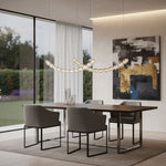 The Gabriel Curved LED Chandelier | Custom Size &