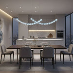 The Gabriel Curved LED Chandelier | Custom Size &