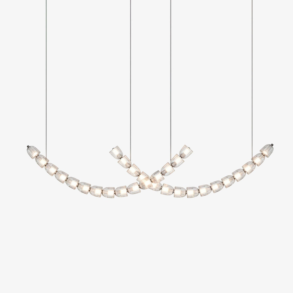 The Gabriel Curved LED Chandelier | Custom Size &