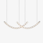 The Gabriel Curved LED Chandelier | Custom Size &
