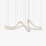 Gabriel Waveform LED Chandelier