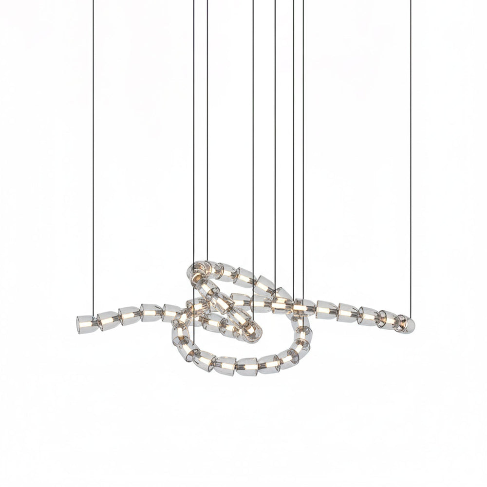 The Gabriel Twist LED Chandelier | Custom Size &