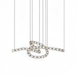 The Gabriel Twist LED Chandelier | Custom Size &