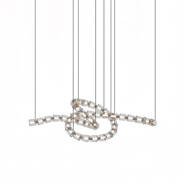 The Gabriel Twist LED Chandelier | Custom Size &
