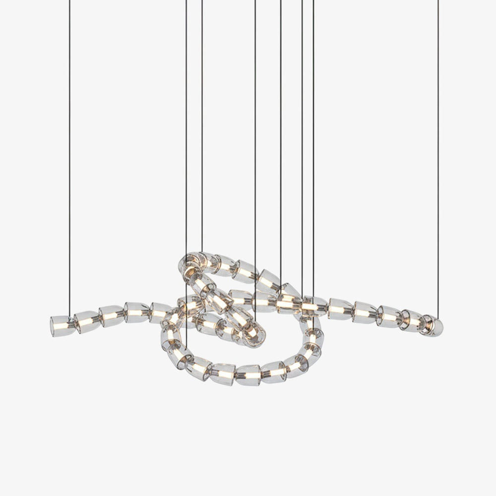 The Gabriel Twist LED Chandelier | Custom Size &