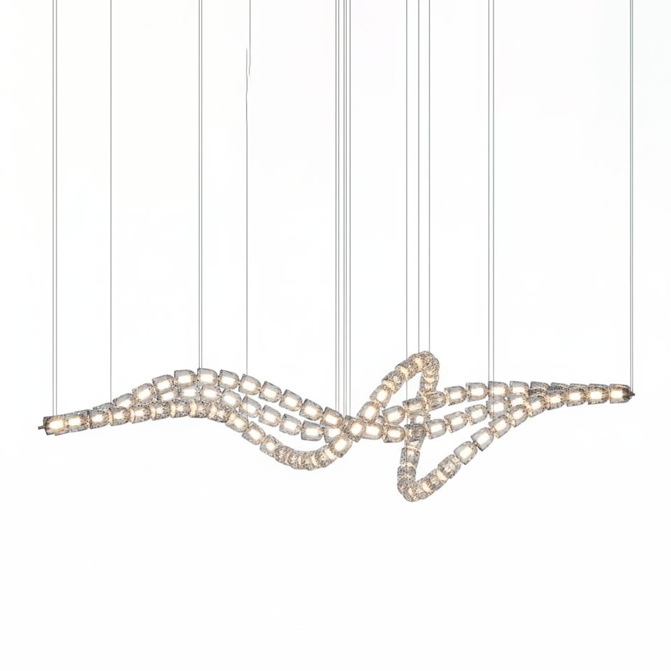 Gabriel Waveform LED Chandelier