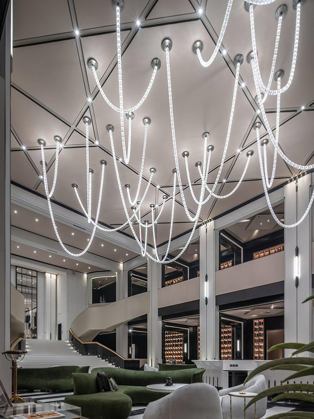 Gabriel Waveform LED Chandelier