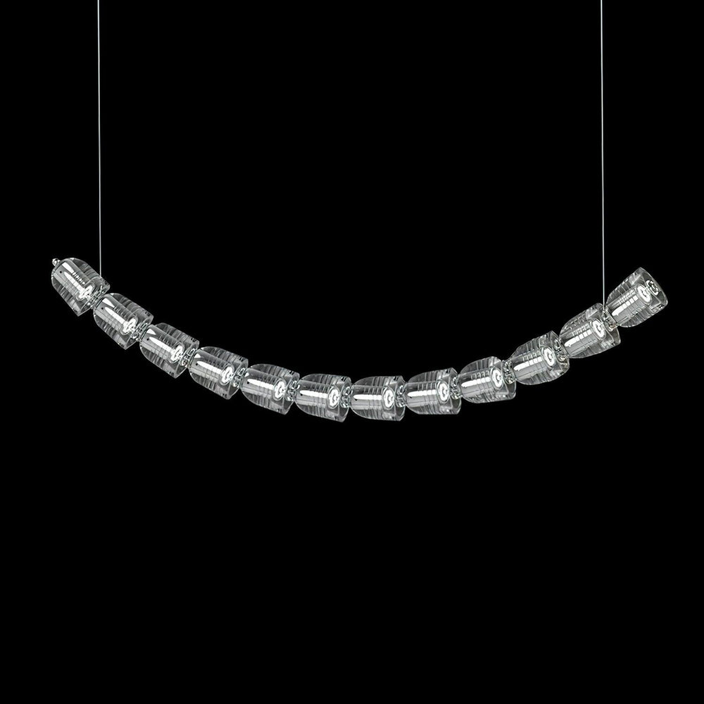 The Gabriel Curved LED Chandelier | Custom Size &