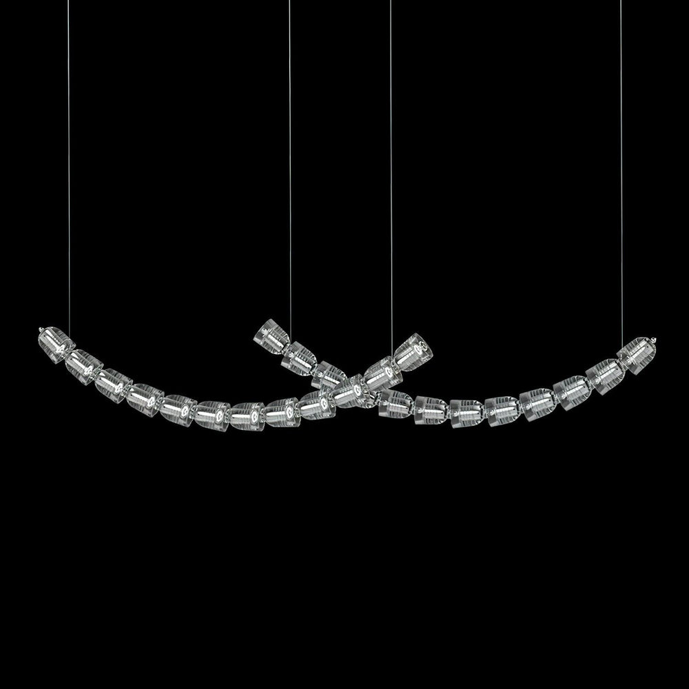 The Gabriel Curved LED Chandelier | Custom Size &