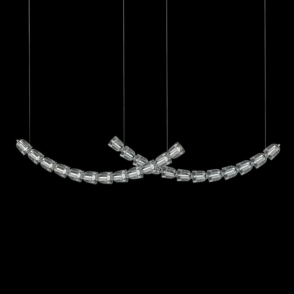 The Gabriel Curved LED Chandelier | Custom Size &