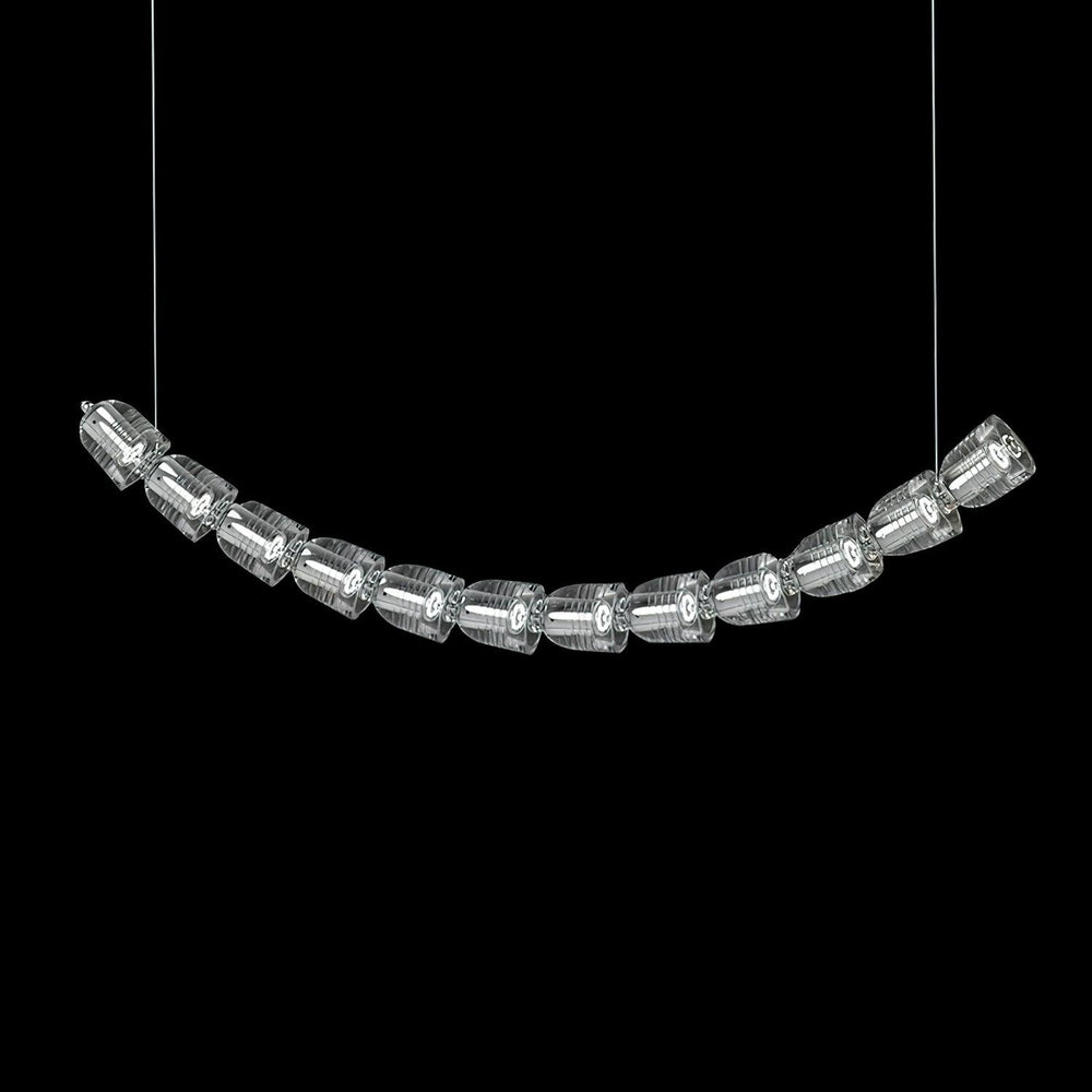 The Gabriel Curved LED Chandelier | Custom Size &