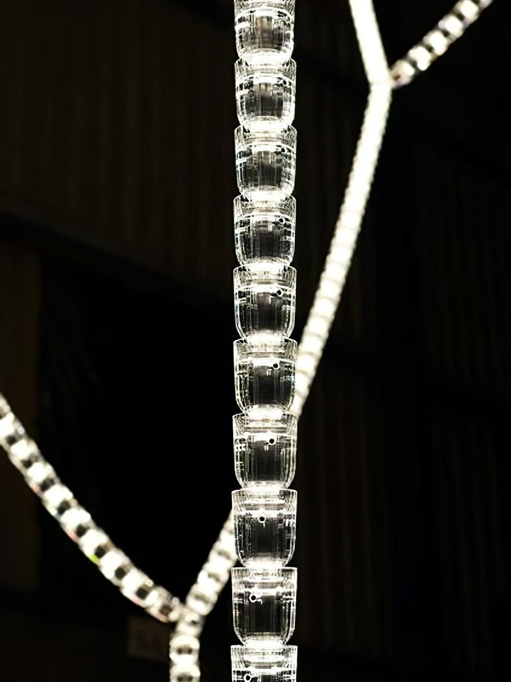The Gabriel Twist LED Chandelier | Custom Size &
