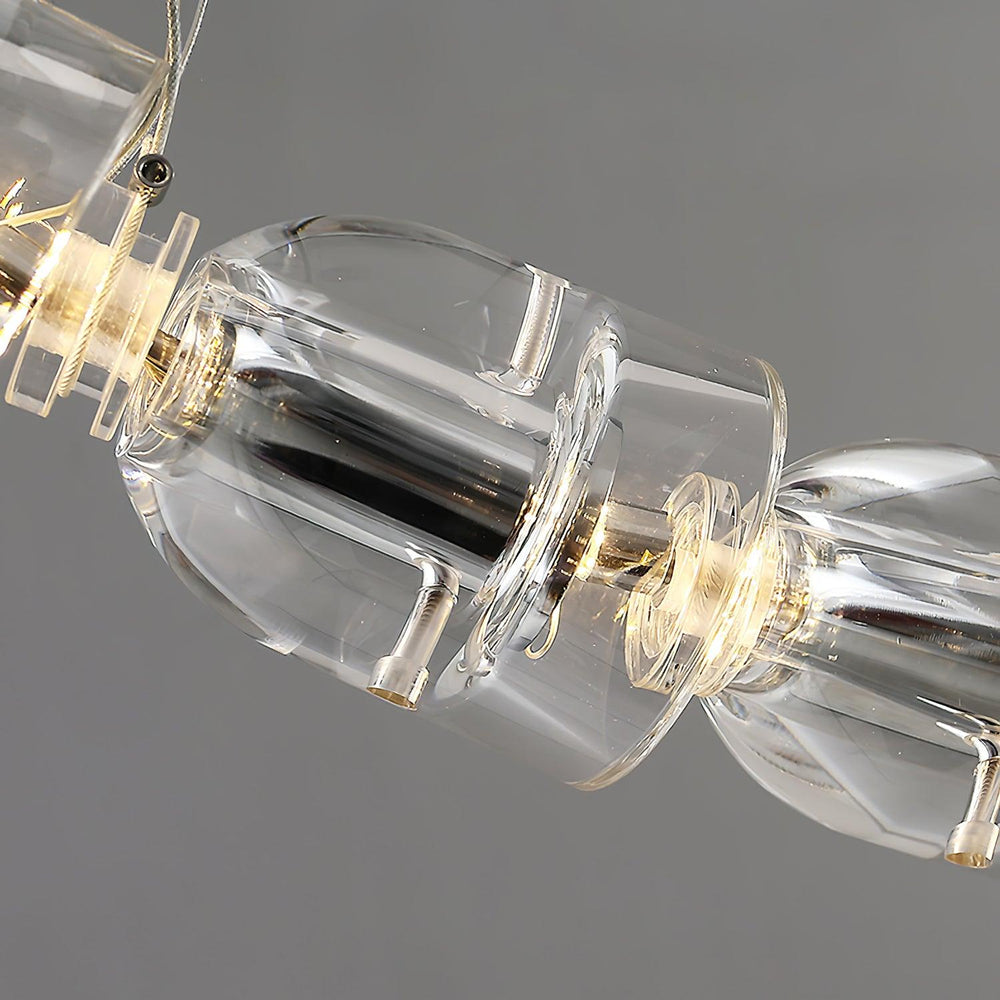 The Gabriel Twist LED Chandelier | Custom Size &