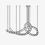 The Gabriel Knot LED Chandelier | Custom Size &