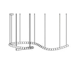 Gabriel Wave LED Chandelier