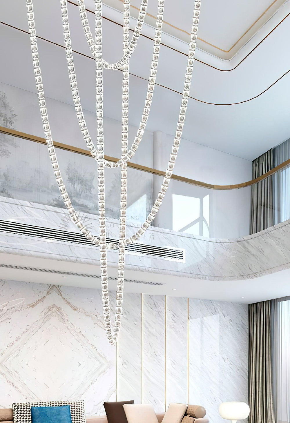 Gabriel Waveform LED Chandelier