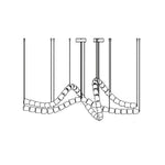 Gabriel Waveform LED Chandelier