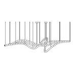 Gabriel Waveform LED Chandelier