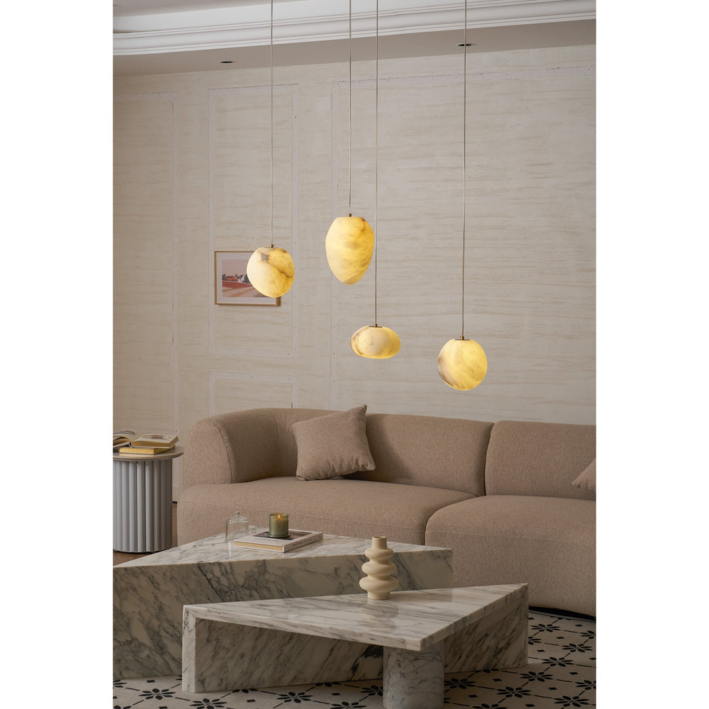 Pebbles Alabaster Pendant Lamp