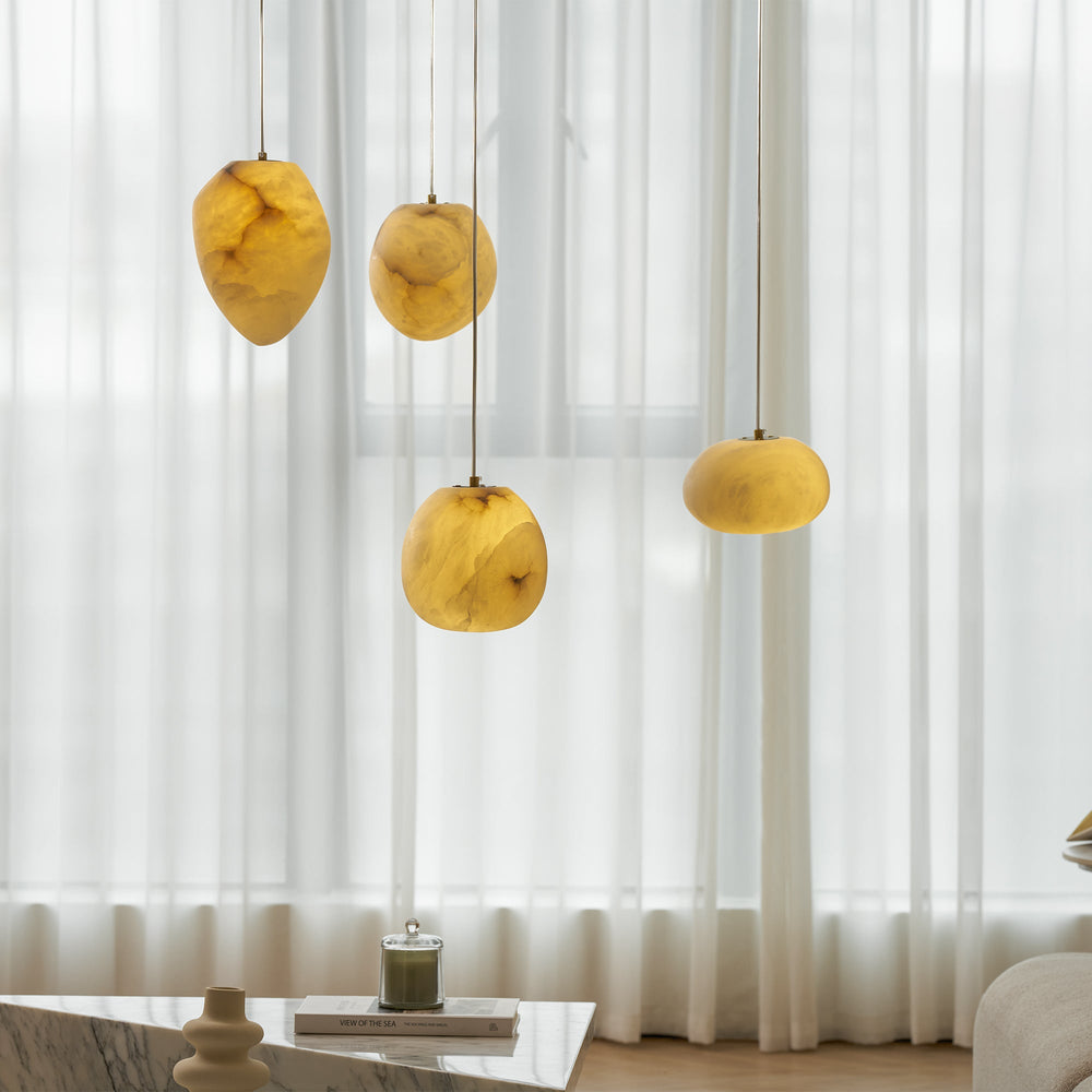Pebbles Alabaster Pendant Lamp