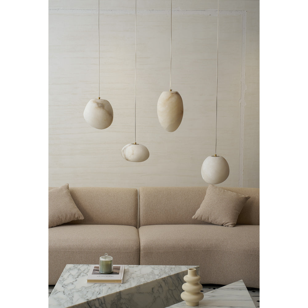 Pebbles Alabaster Pendant Lamp