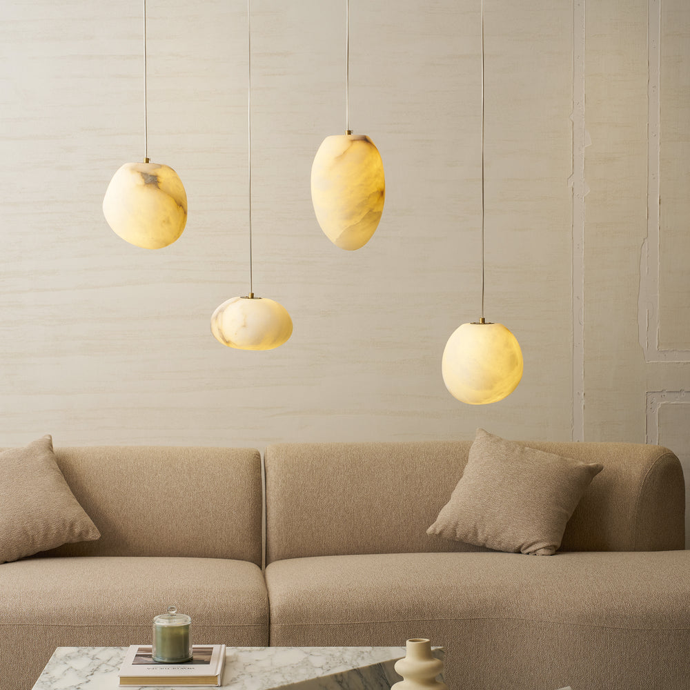 Pebbles Alabaster Pendant Lamp