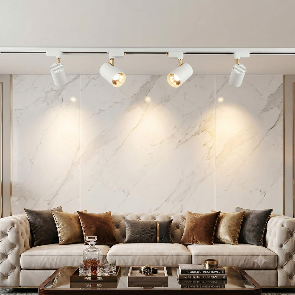 Kuro Moderne architektonische Schienenbeleuchtung – Hochleistungs-Aluminium-LED-Studio-Spotlight