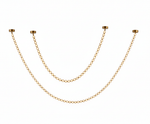 Alabaster Pearl Necklace Chandelier
