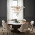 Palm Grove Glass Chandelier