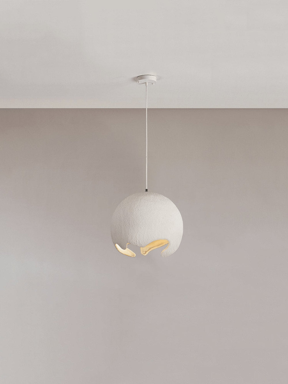 Geometric Resin Pendant Light