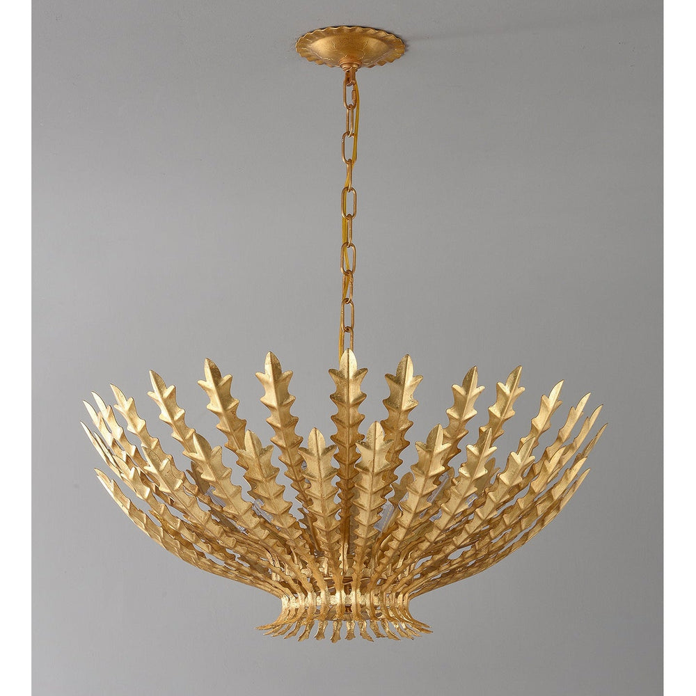 Gilded Acanthus Chandelier