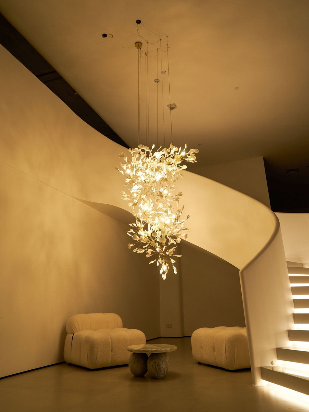 Gingko Vortex Chandelier
