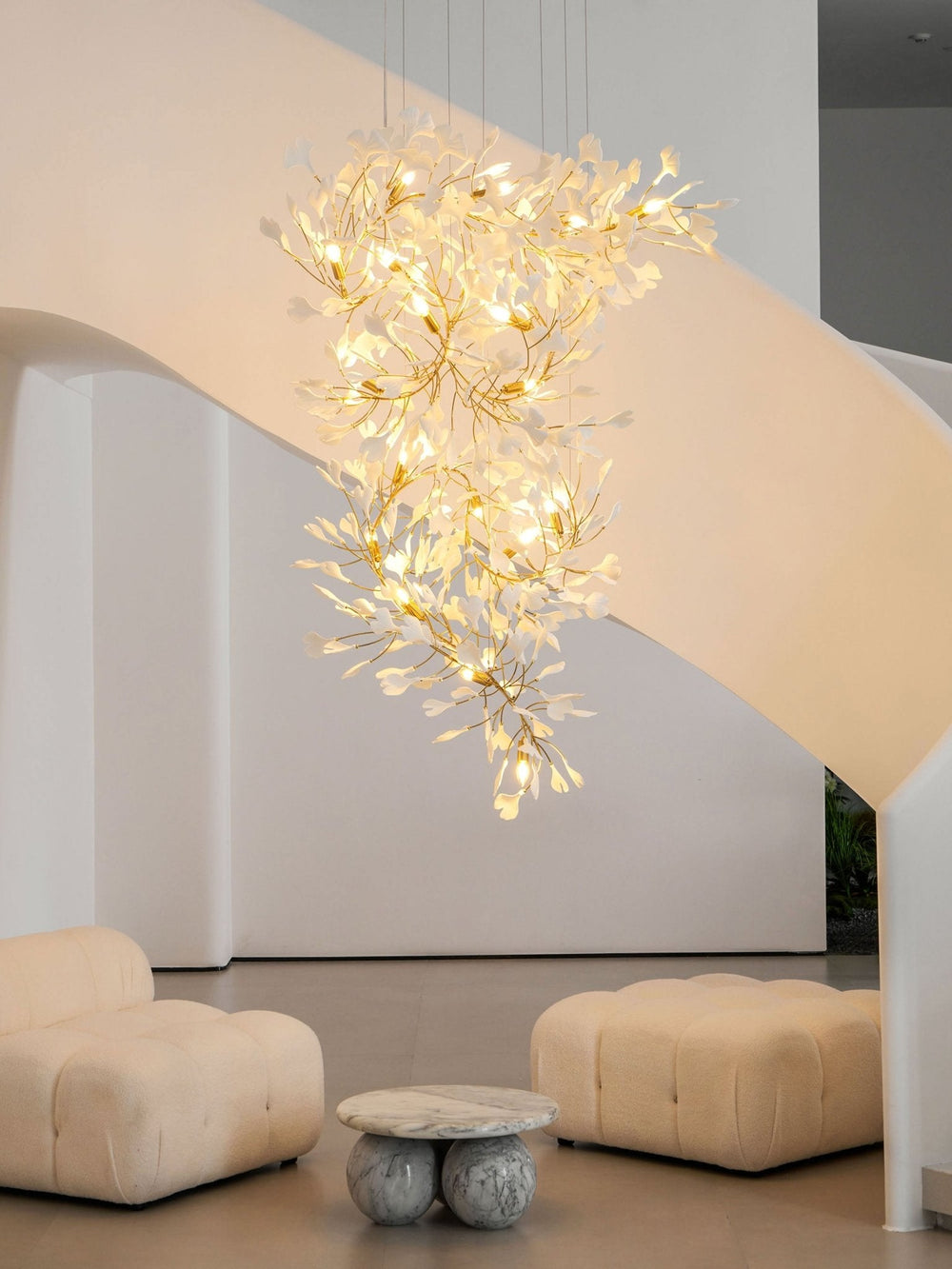 Gingko Vortex Chandelier