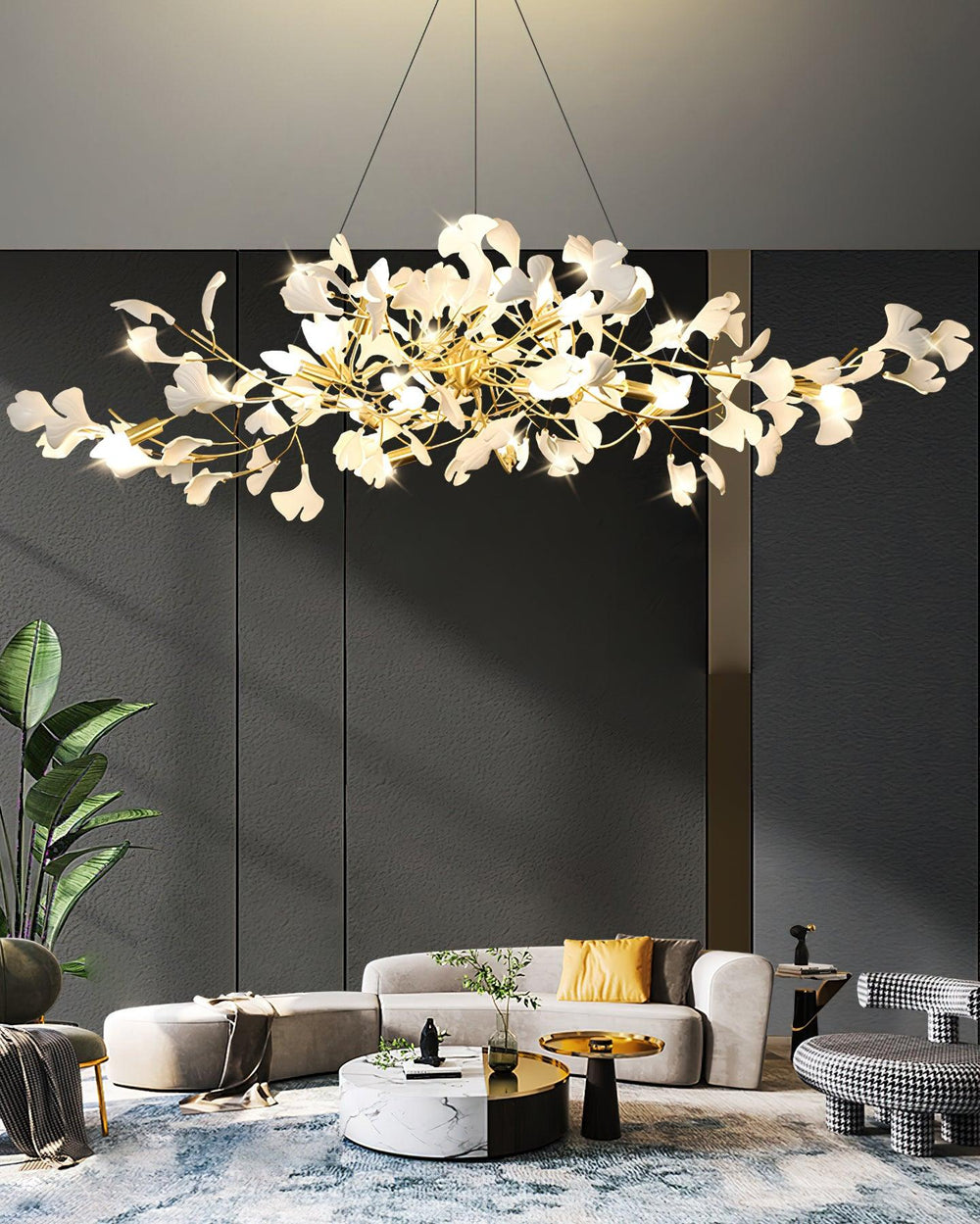 Gingko Bough Chandelier