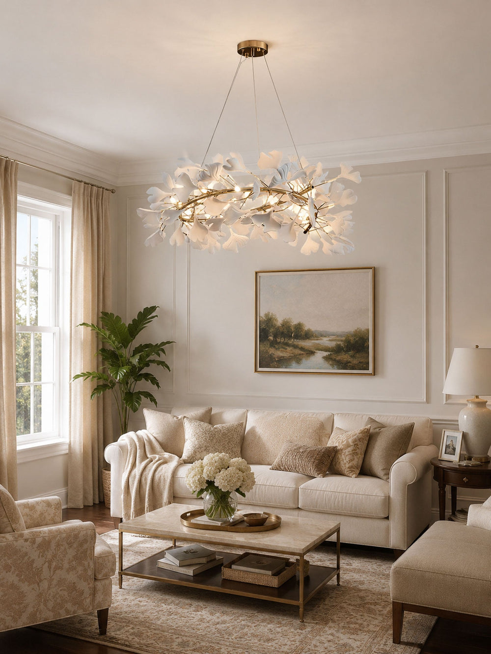 Gingko Halo Chandelier