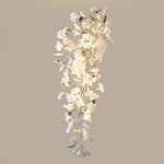 Gingko Cascade Leave Chandelier
