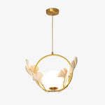 Gingko Halo Glass Pendant Lamp