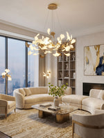 Gingko Wreath Chandelier