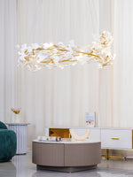 Gingko Halo Chandelier