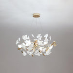 Gingko Bough Round Chandelier