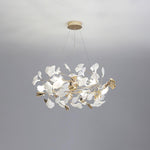 Gingko Bough Round Chandelier