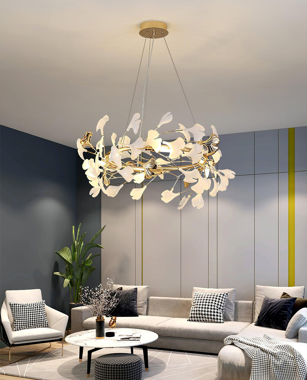 Gingko Halo Chandelier