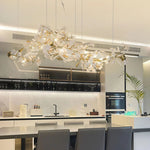 Gingko Leaf Duo Chandelier – Handcrafted Porcelain Statement