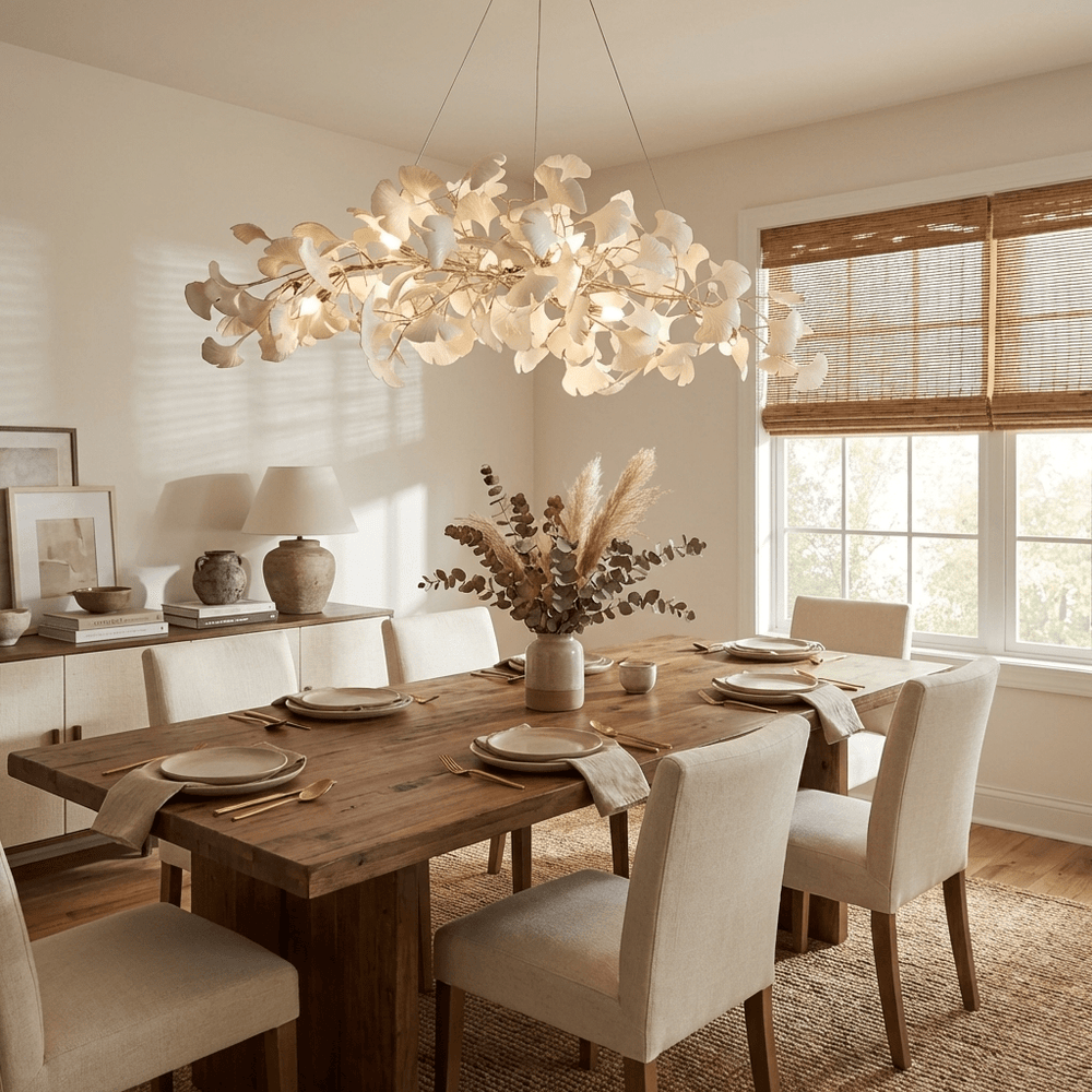 Gingko Plume Chandelier