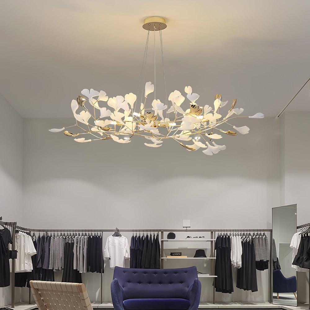 Gingko Wreath Chandelier
