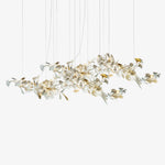 Gingko Leaf Duo Chandelier – Handcrafted Porcelain Statement