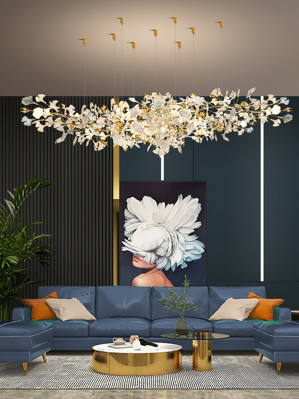 Gingko Drape Chandelier
