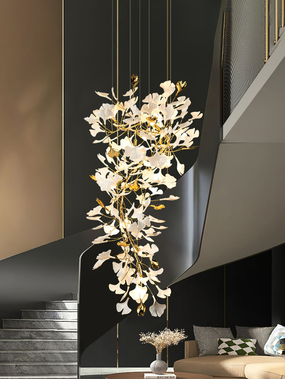 Gingko Drape Chandelier