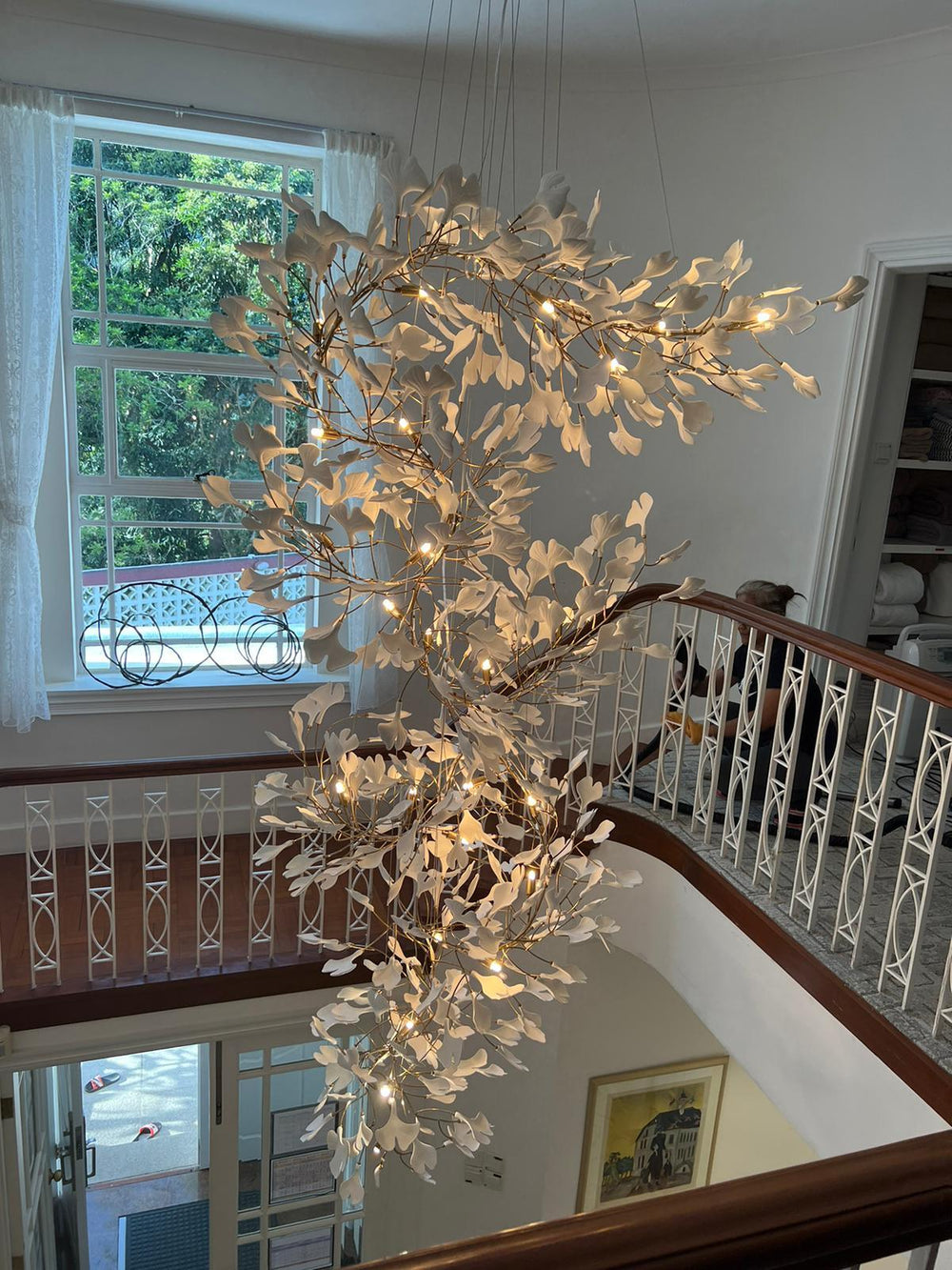 Gingko Vortex Chandelier